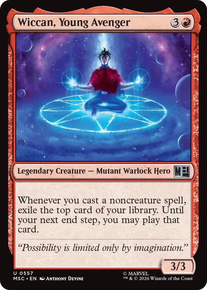 Wiccan, Young Avenger - 557 - uncommon
