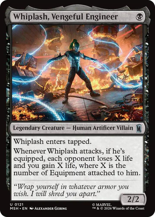 Whiplash, Vengeful Engineer - 121 - uncommon
