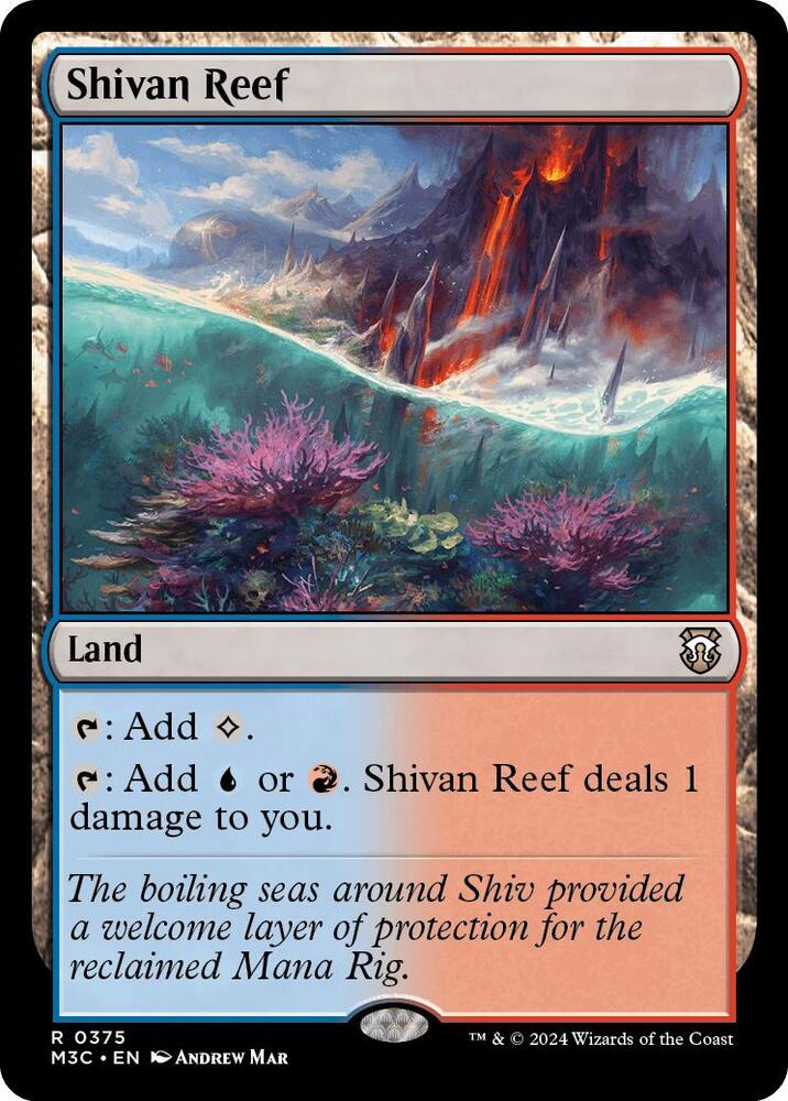 Shivan Reef - 375 - rare