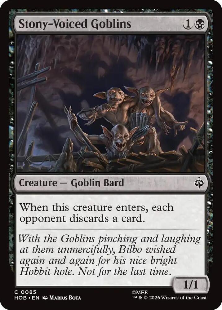 Stony-Voiced Goblins - 85 - common