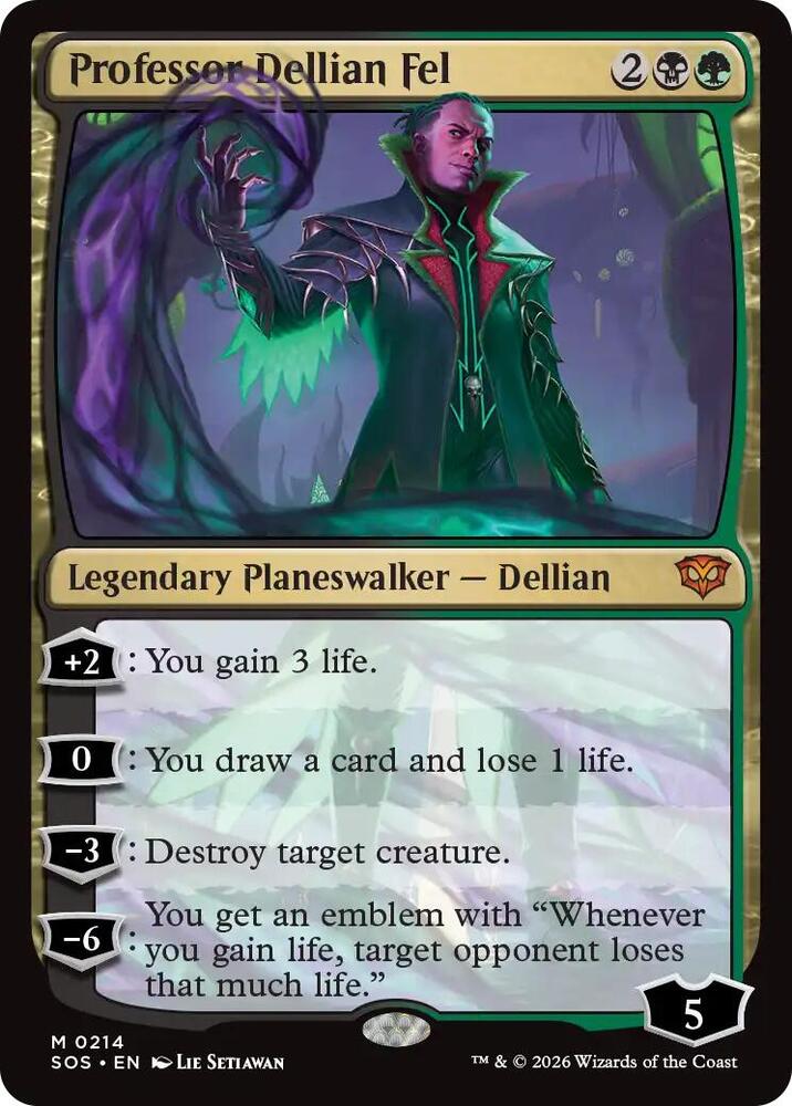 Professor Dellian Fel - 214 - mythic