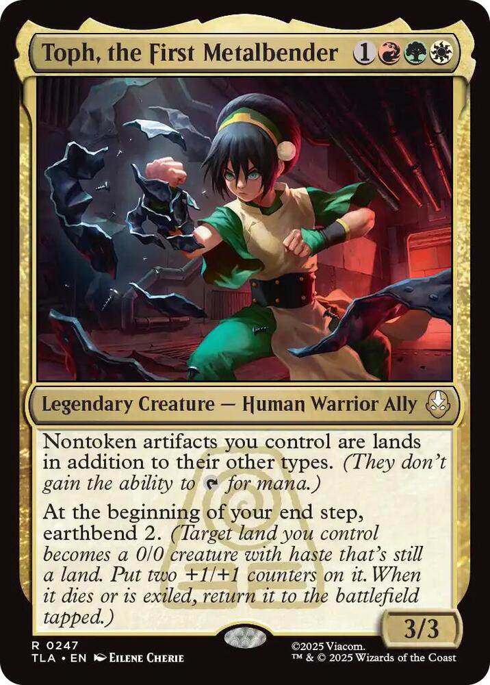 Toph, the First Metalbender - 247 - rare