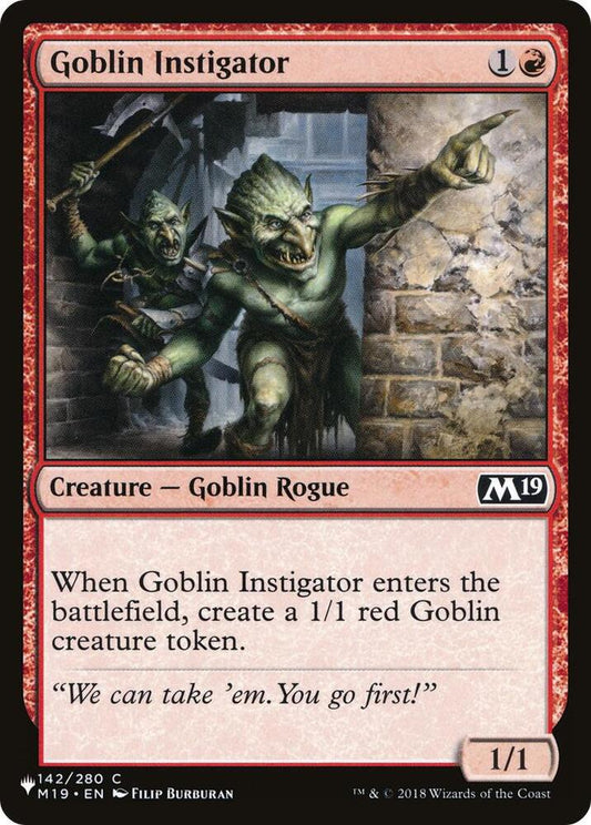Goblin Instigator - M19-142 - common
