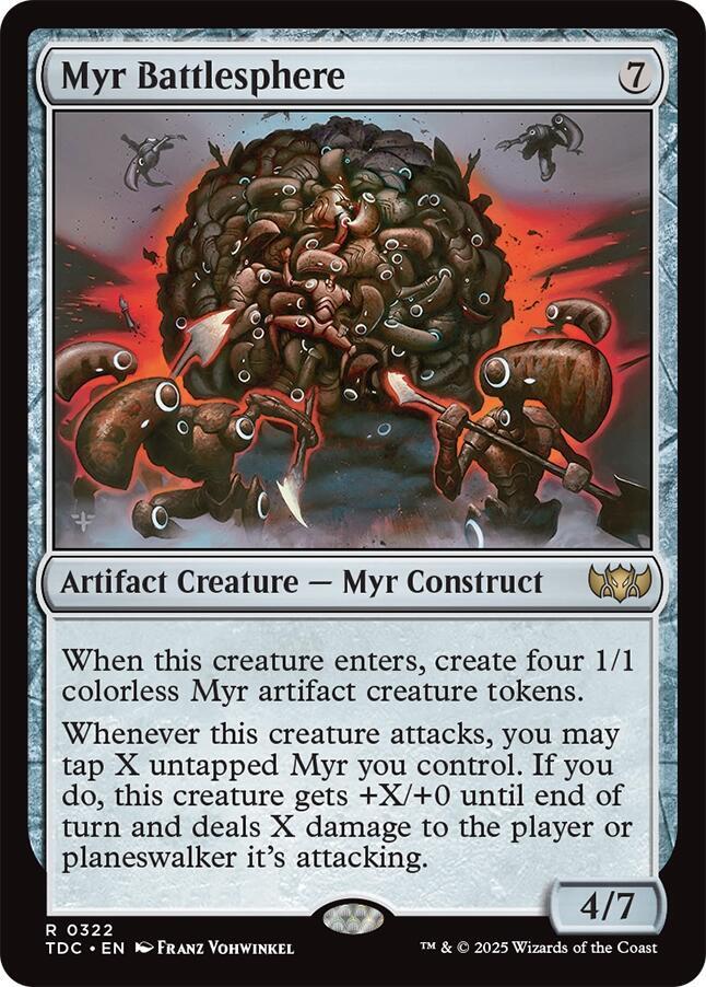 Myr Battlesphere - 322 - rare