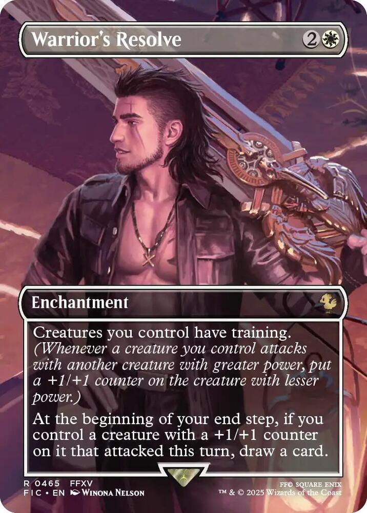 Warrior's Resolve - 465 - rare