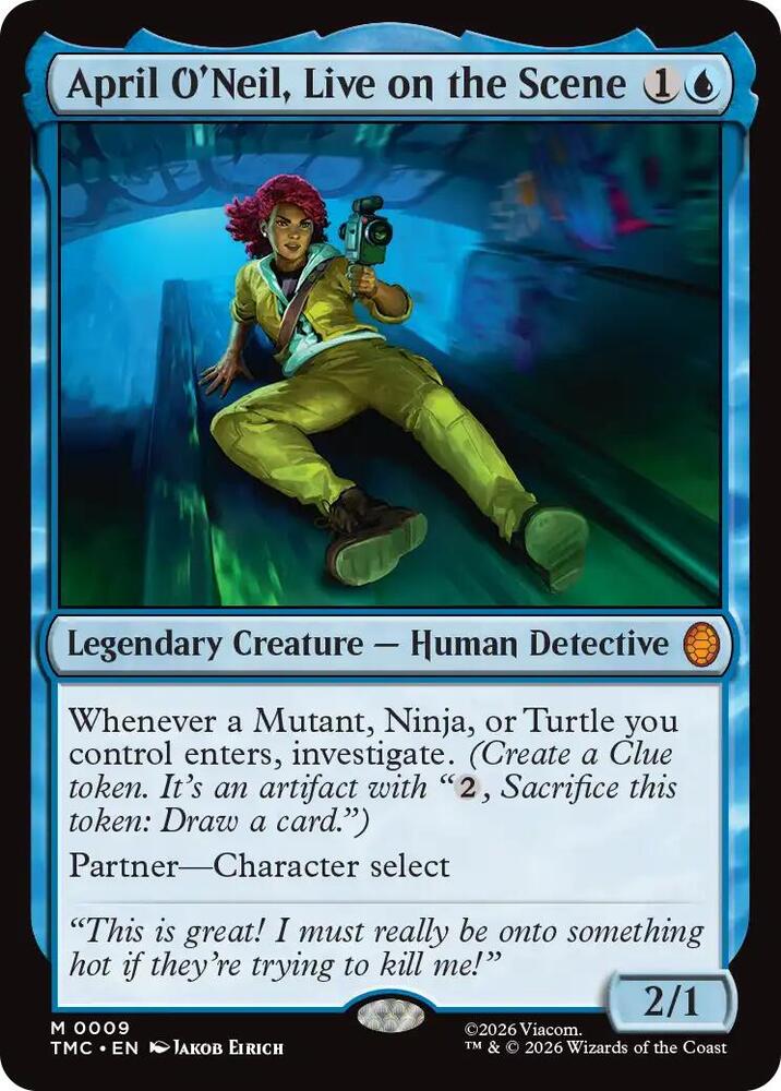 April O'Neil, Live on the Scene - 9 - mythic