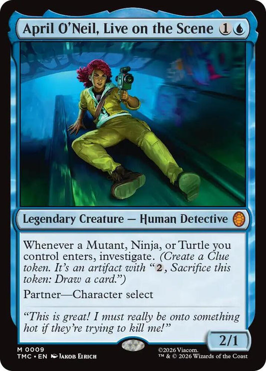 April O'Neil, Live on the Scene - 9 - mythic