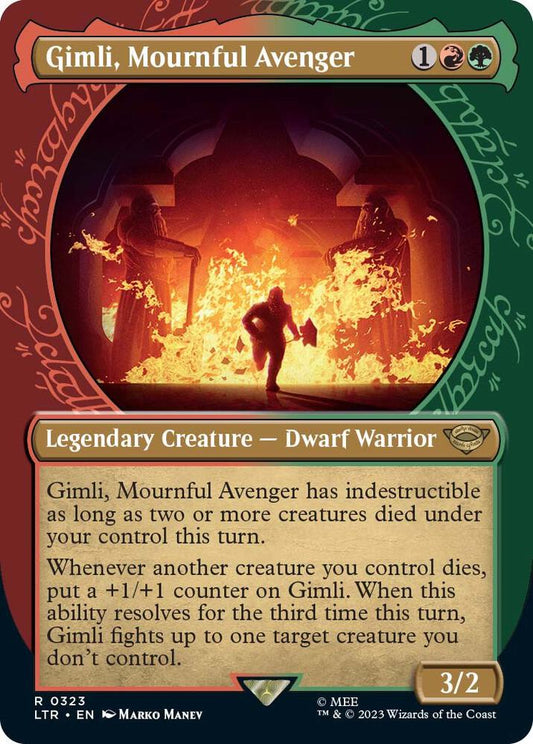 Gimli, Mournful Avenger - 323 - rare