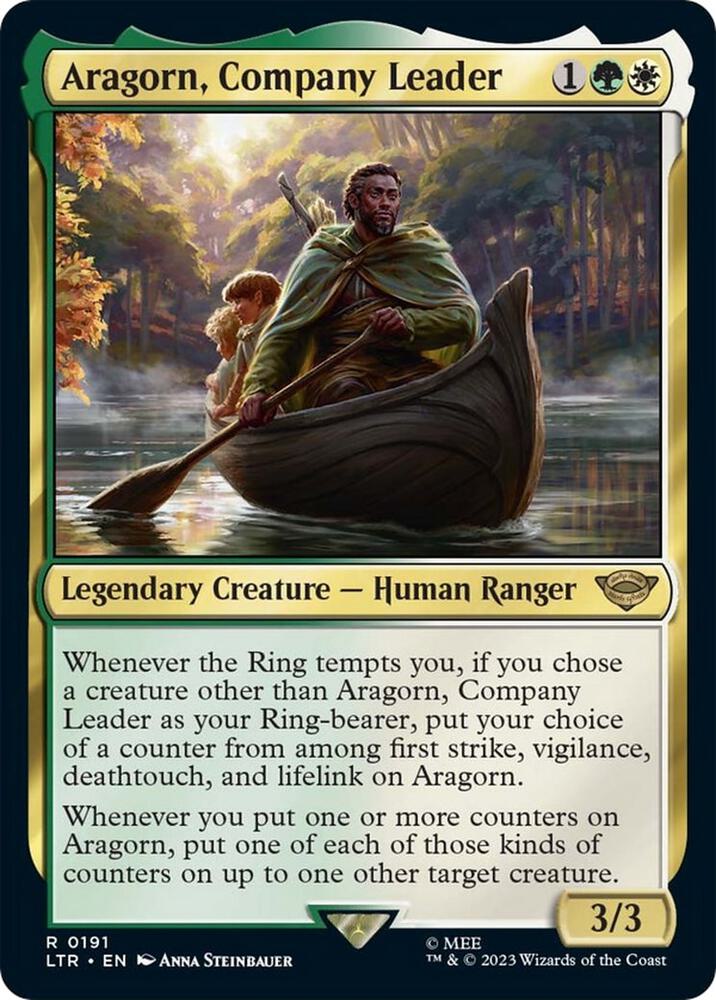 Aragorn, Company Leader - 191 - rare