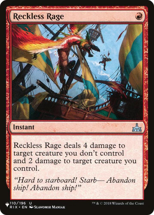 Reckless Rage - RIX-110 - uncommon