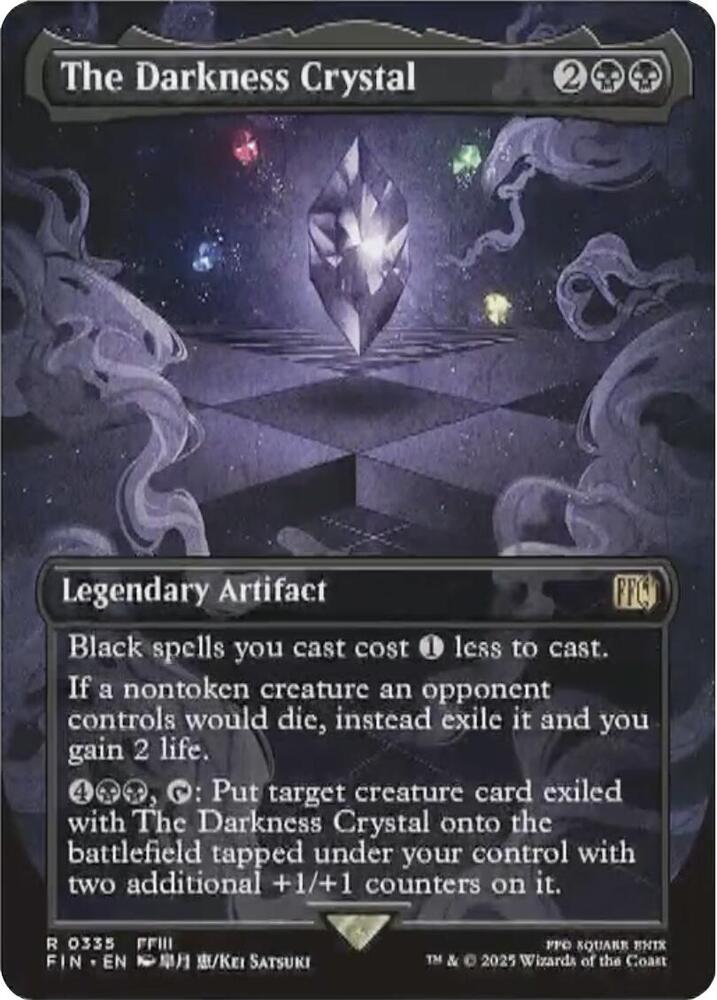 The Darkness Crystal - 335 - rare