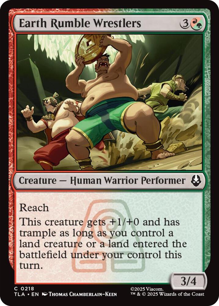 Earth Rumble Wrestlers - 218 - common