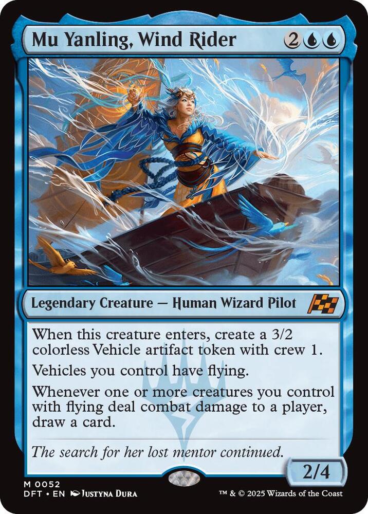 Mu Yanling, Wind Rider - 52 - mythic