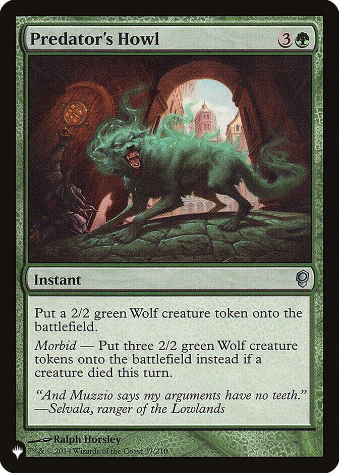 Predator's Howl - CNS-37 - uncommon