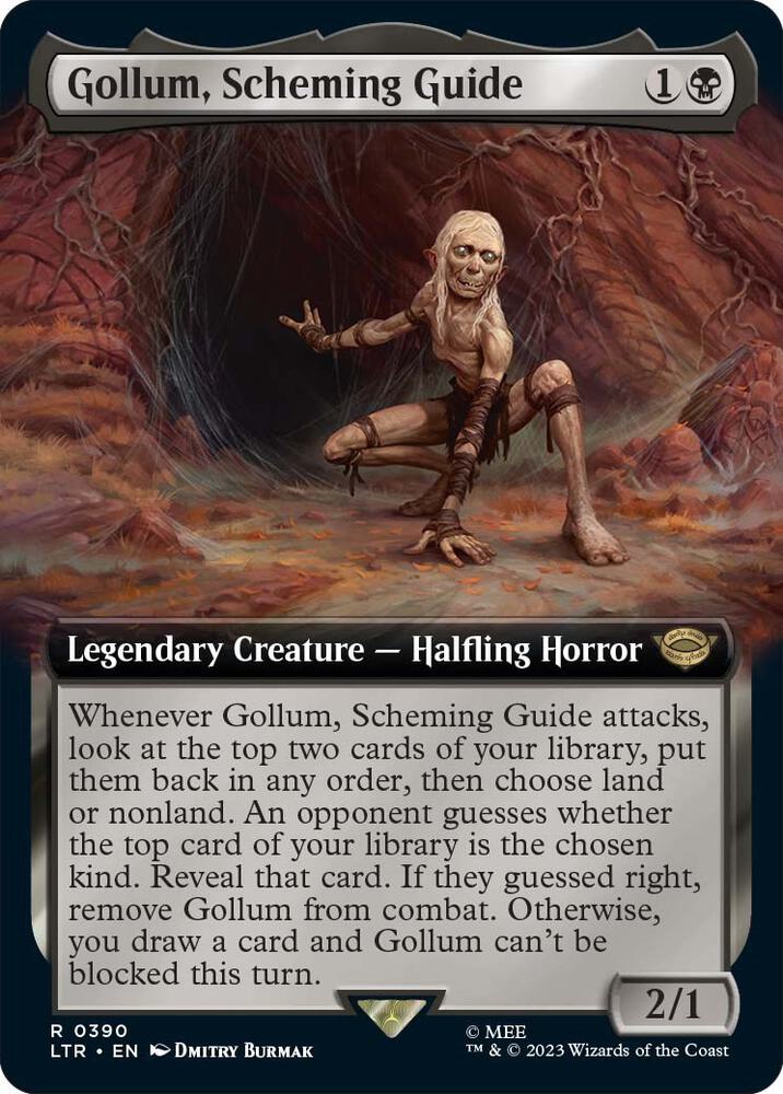 Gollum, Scheming Guide - 390 - rare