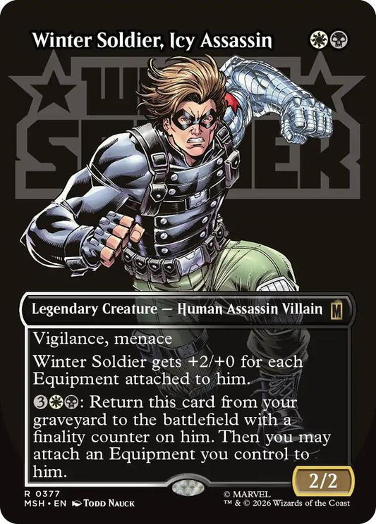 Winter Soldier, Icy Assassin - 377 - rare