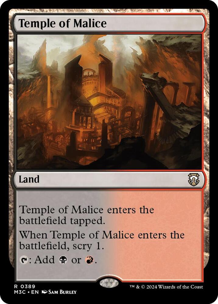 Temple of Malice - 389 - rare