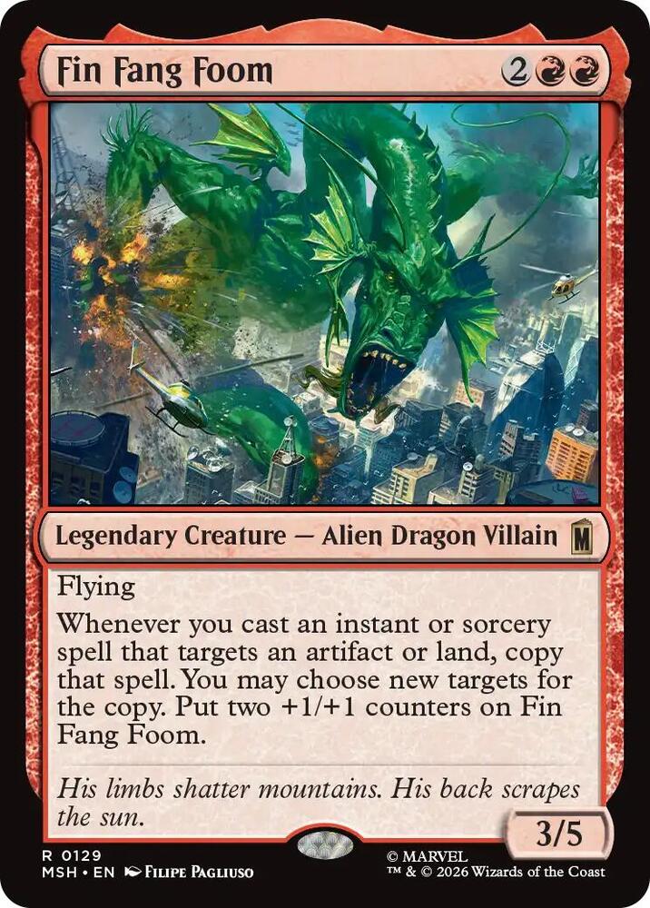 Fin Fang Foom - 129 - rare