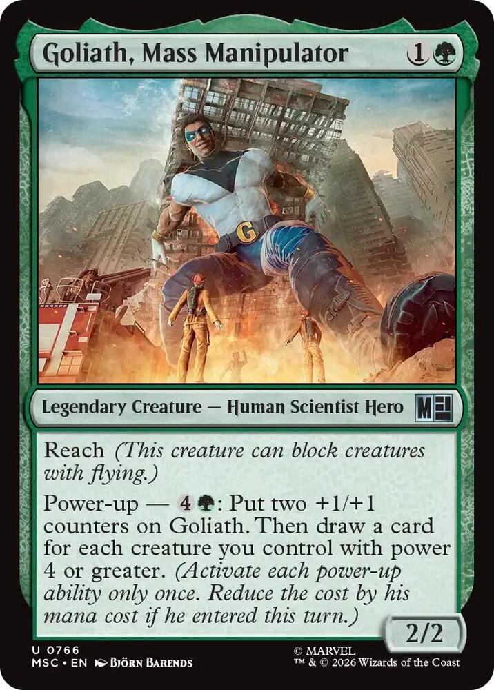 Goliath, Mass Manipulator - 766 - uncommon