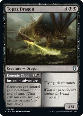 Topaz Dragon // Entropic Cloud - 153 - uncommon