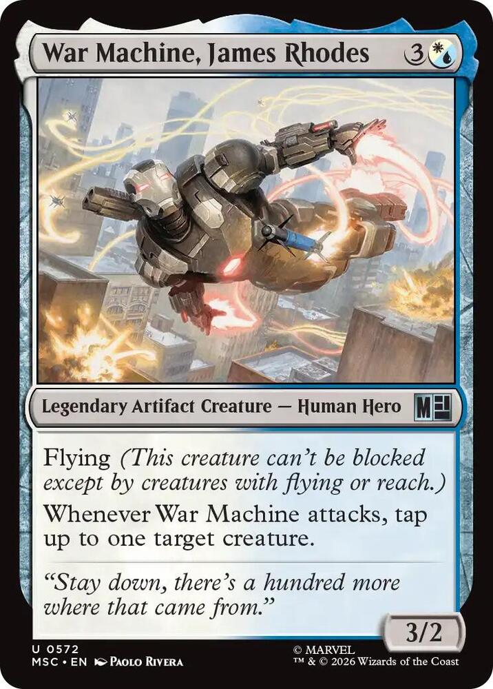 War Machine, James Rhodes - 572 - uncommon