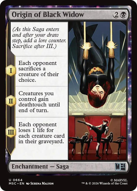 Origin of Black Widow - 664 - uncommon