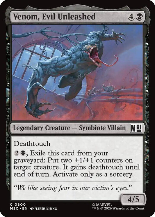 Venom, Evil Unleashed - 800 - common