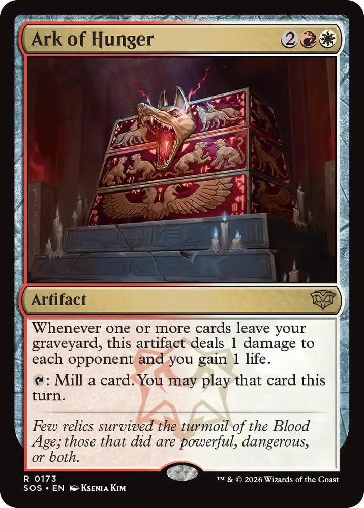 Ark of Hunger - 173 - rare
