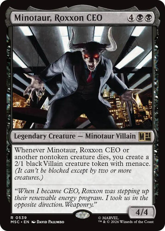 Minotaur, Roxxon CEO - 539 - rare