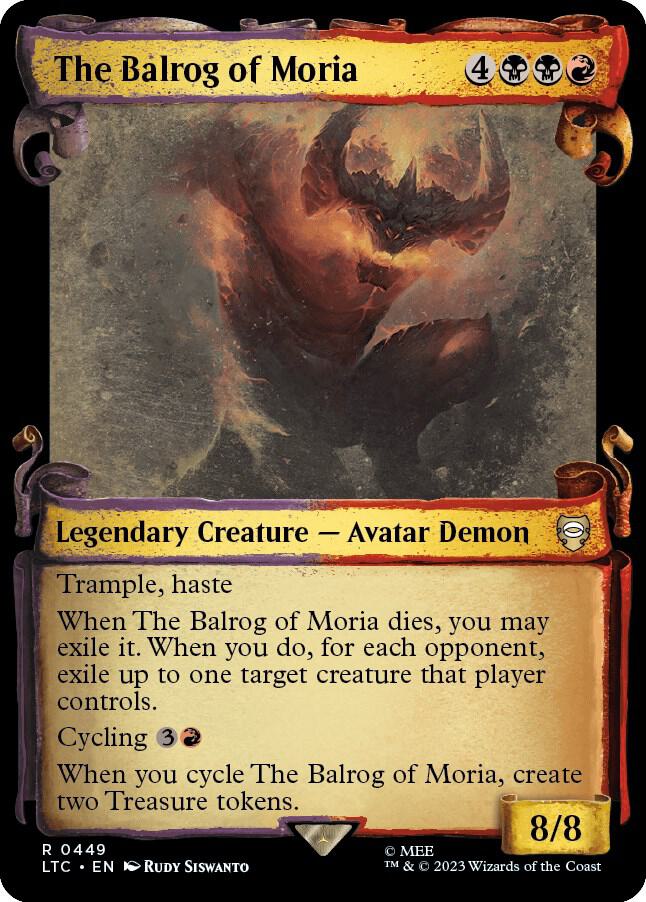 The Balrog of Moria - 449 - rare