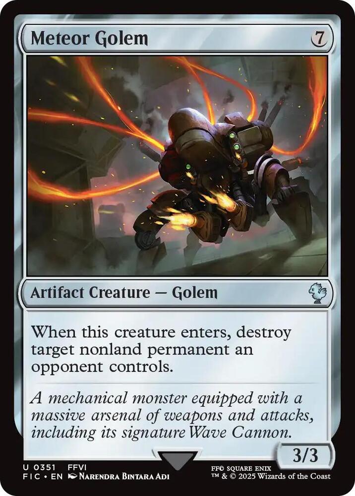Meteor Golem - 351 - uncommon