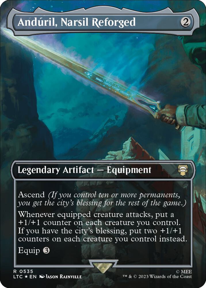 Andúril, Narsil Reforged - 535 - rare