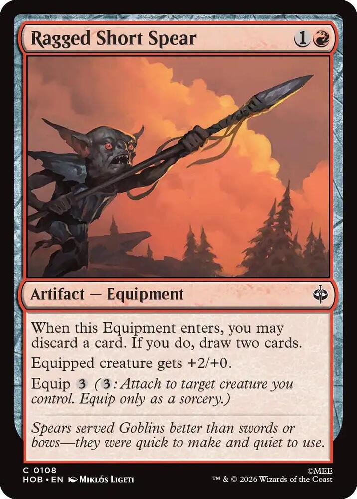 Ragged Short Spear - 108 - common