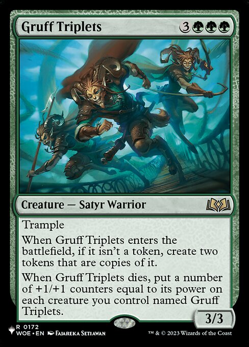 Gruff Triplets - WOE-172 - rare