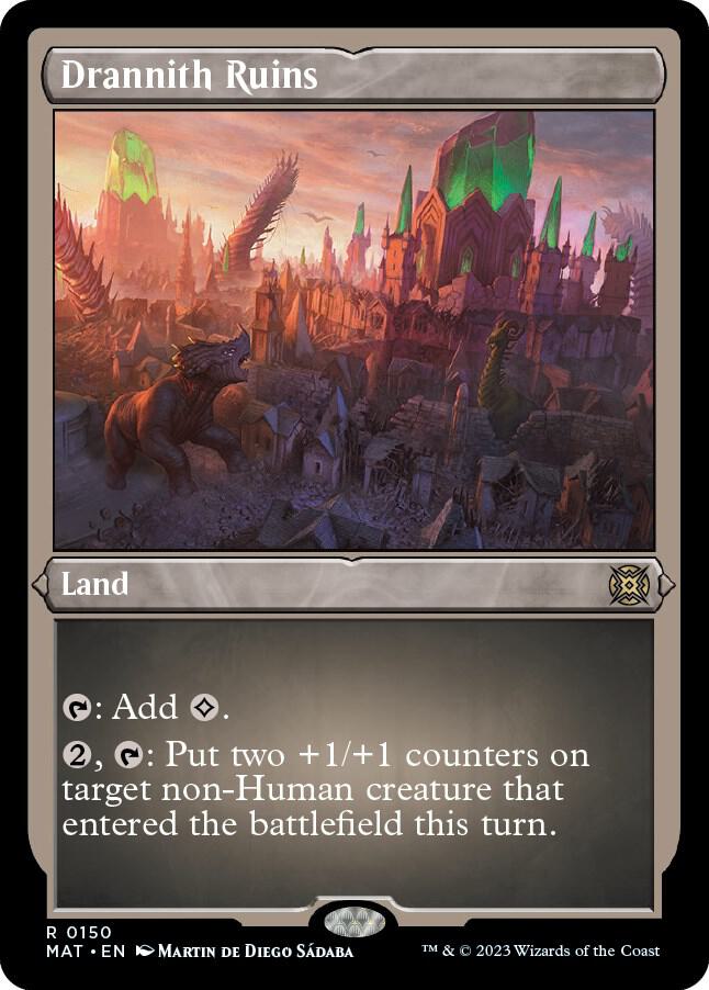 Drannith Ruins - 150 - Etched rare