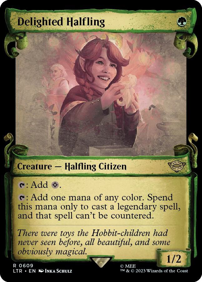 Delighted Halfling - 609 - rare