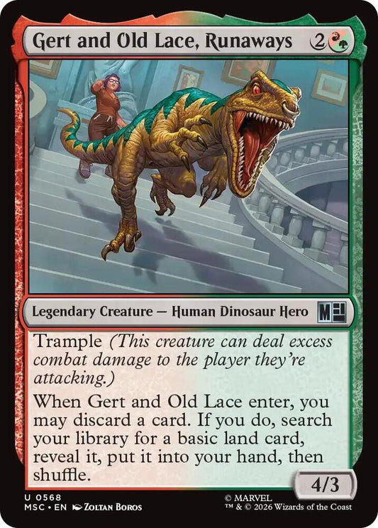 Gert and Old Lace, Runaways - 568 - uncommon