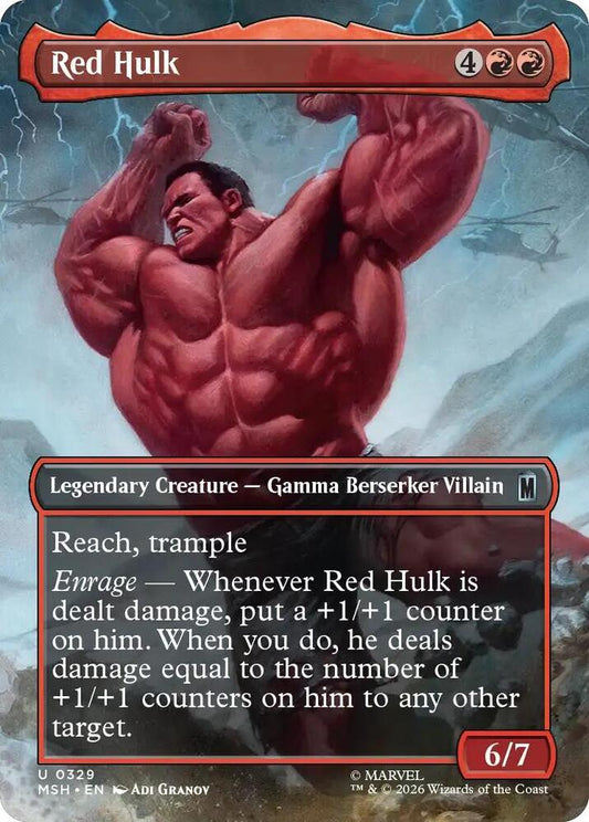 Red Hulk - 329 - uncommon