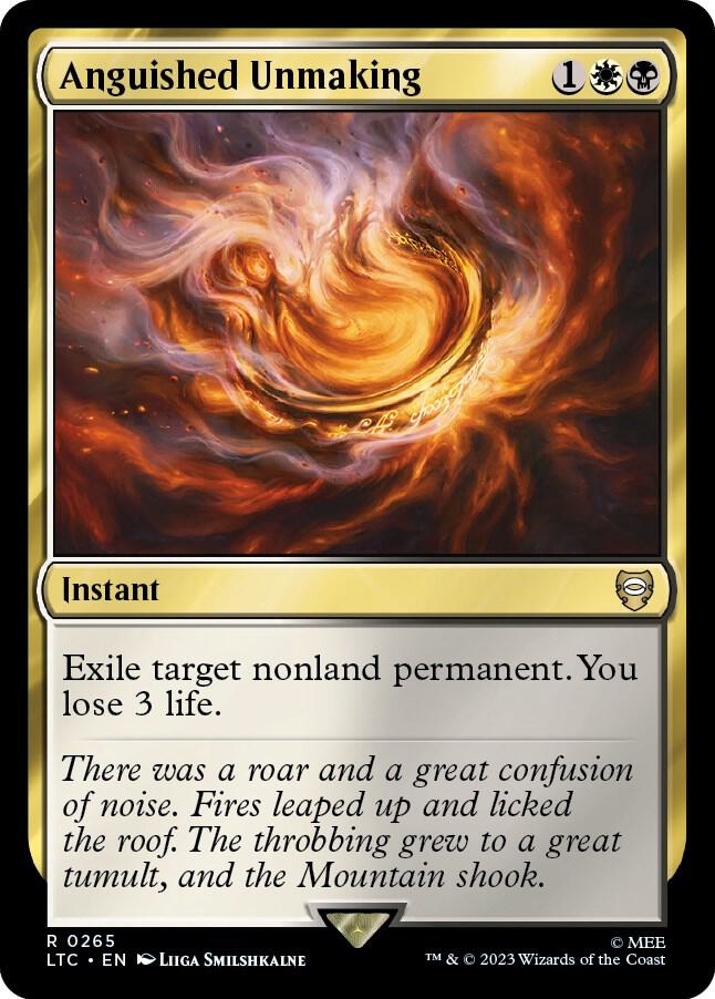 Anguished Unmaking - 265 - rare
