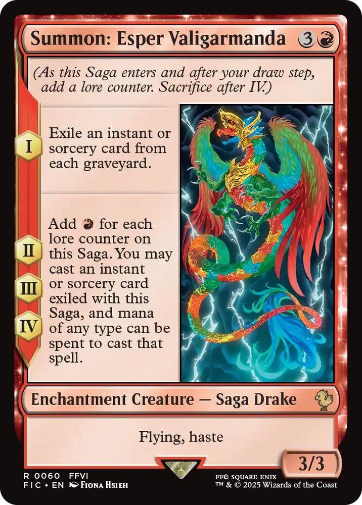 Summon: Esper Valigarmanda - 60 - rare