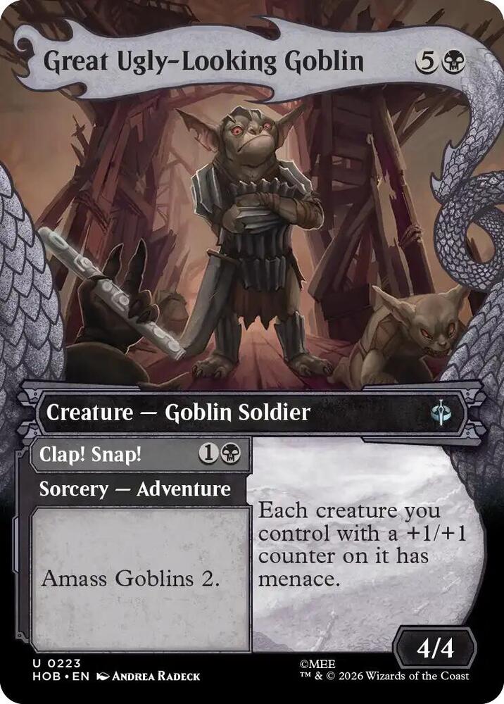 Great Ugly-Looking Goblin // Clap! Snap! - 223 - uncommon