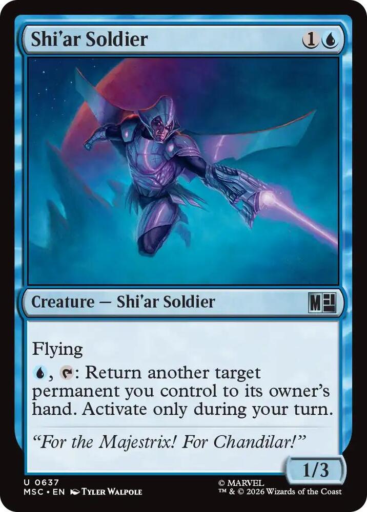 Shi'ar Soldier - 637 - uncommon
