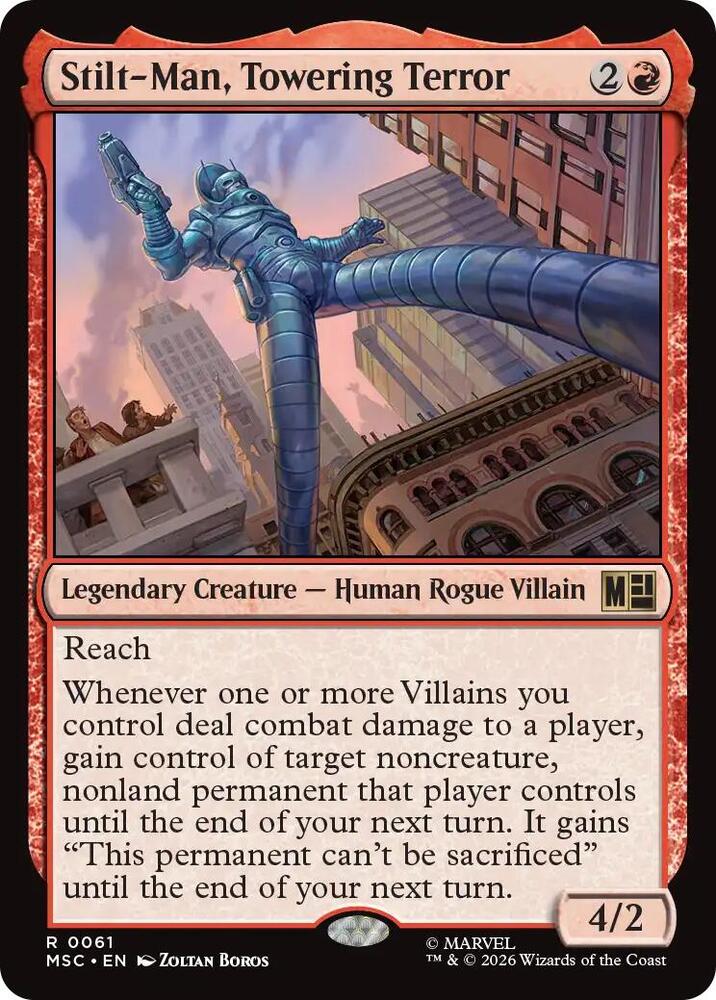 Stilt-Man, Towering Terror - 61 - rare