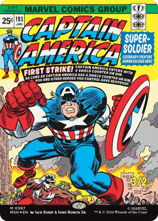 Captain America, Super-Soldier - 387 - mythic