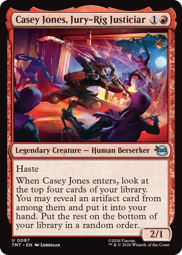 Casey Jones, Jury-Rig Justiciar - 87 - uncommon
