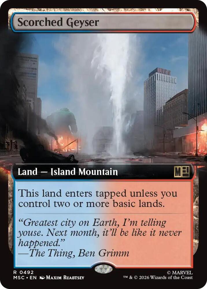 Scorched Geyser - 492 - rare
