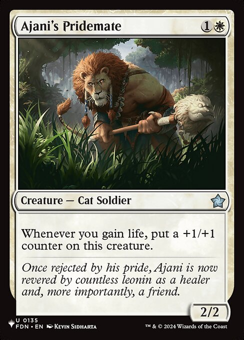 Ajani's Pridemate - FDN-135 - uncommon