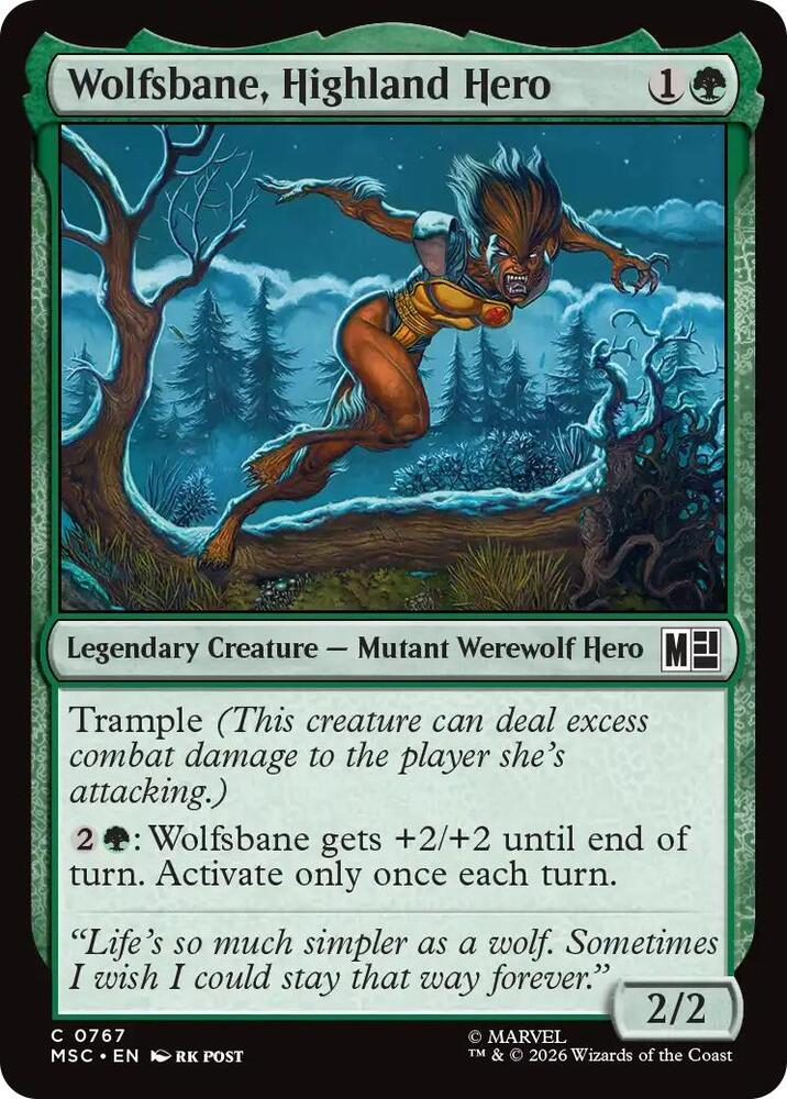 Wolfsbane, Highland Hero - 767 - common