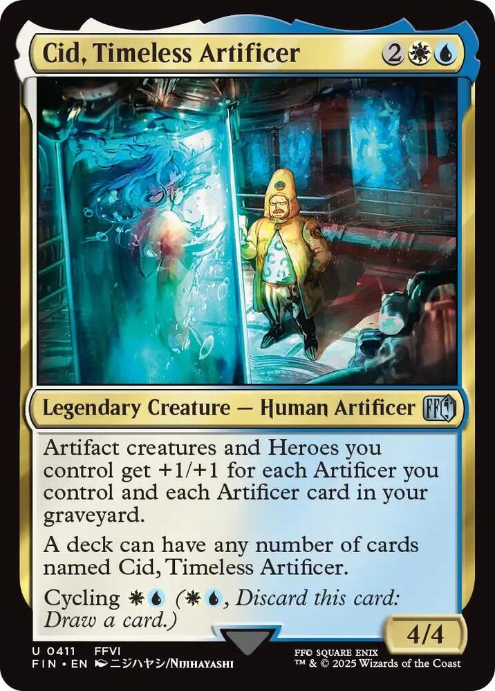 Cid, Timeless Artificer - 411 - uncommon