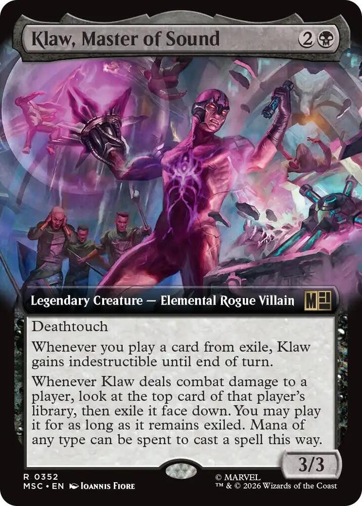 Klaw, Master of Sound - 352 - rare